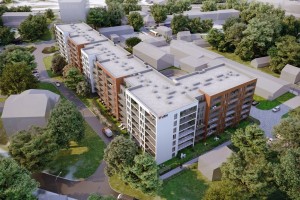 zdjęcie z budowy Lisia Apartamenty