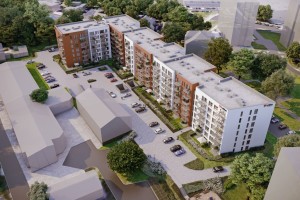 zdjęcie z budowy Lisia Apartamenty