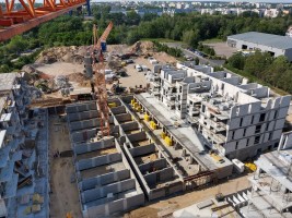 zdjęcie z budowy Zdrojowa Polana