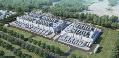 zdjęcie z budowy Vantage Data Centers