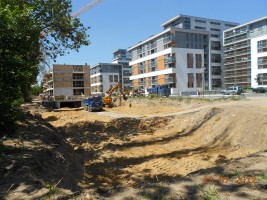 roboty ziemne pod budynkiem nr 12