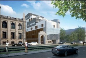 wizualizacje Hotel z parkingiem wielopoziomowym