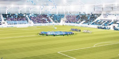 wizualizacje Nowy stadion Ruchu Chorzów