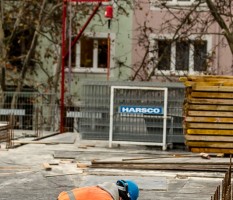 .Trwają końcowe prace przy wykonywaniu konstrukcji żelbetowej kondygnacji parteru