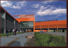 wizualizacje Centrum Handlowe Cegielnia