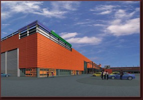 wizualizacje Centrum Handlowe Cegielnia
