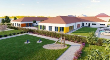 wizualizacje Przedszkole i żłobek na Złotnikach