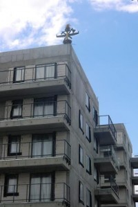 I etap - zawieszenie wiechy