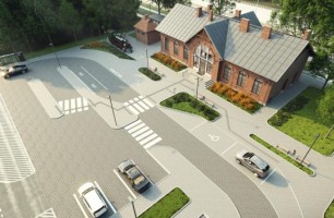 zdjęcie z przebudowy Dworzec kolejowy PKP