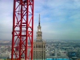 Widok z 43 piętra Złotej 44