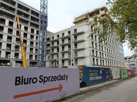 zdjęcie z budowy Modern Mokotów
