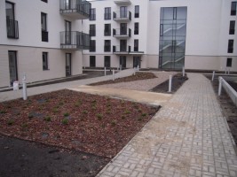 prace porządkujące teren inwestycji