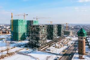 zdjęcie z budowy Pierwsza Dzielnica