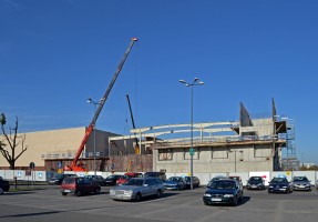 rozbudowywana część galerii