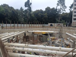 zdjęcie z budowy Biurowiec Rozbrat 44