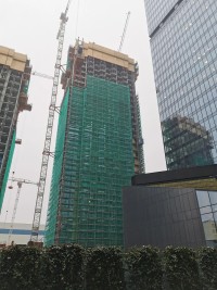 zdjęcie z budowy Towarowa Towers
