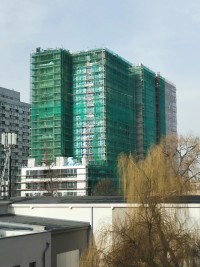 zdjęcie z budowy Grzybowska 37