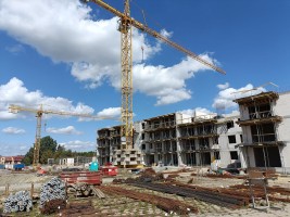 zdjęcie z budowy Warszawska 222