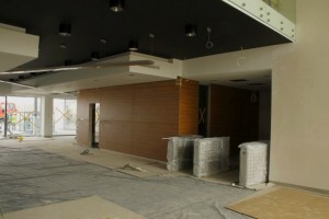 Prace w recepcji oraz na parterze budynku
