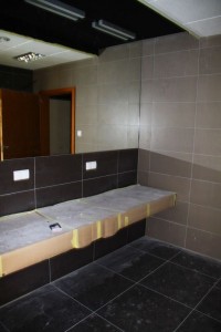 Prace w recepcji oraz na parterze budynku