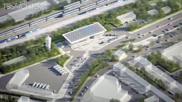 zdjęcie z budowy Dworzec kolejowy PKP