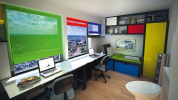 STARTER MONDRIAN BLUE