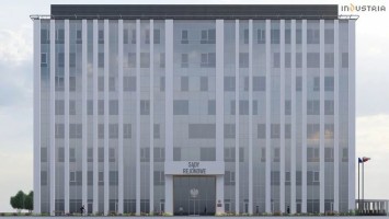 wizualizacje Siedziba dla Sądów Rejonowych dla Łodzi Bałuty, Polesia oraz Śródmieścia