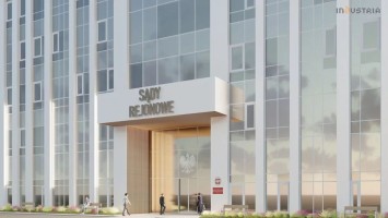 wizualizacje Siedziba dla Sądów Rejonowych dla Łodzi Bałuty, Polesia oraz Śródmieścia