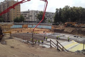 WIDOK NA PLAC BUDOWY ORAZ WSZELKIE PRACE WYKOPIE