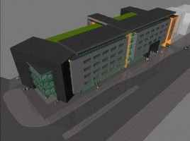 wizualizacje Budynek biurowo-usługowy Narutowicza