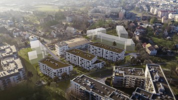 zdjęcie z budowy Myśliwska Solar Garden