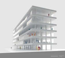 wizualizacje Centrum Biurowe W5