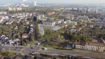 zdjęcie z budowy Myśliwska Solar Garden