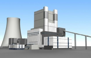 zdjęcie Bloku 833 MW BOT Elektrowni Bełchatów