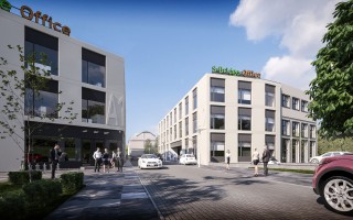 zdjęcie z budowy S-Bridge Office Park
