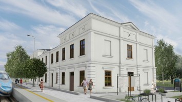 zdjęcie z przebudowy Dworzec kolejowy PKP