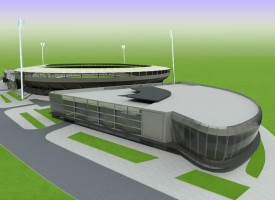 wizualizacje Stadion Motoru Lublin