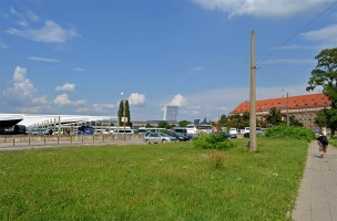 widok z ulicy Dyrekcyjnej