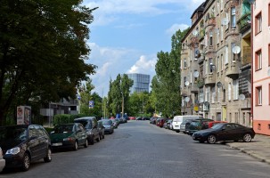 widok z ulicy Gajowej