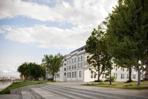 zdjęcie z przebudowy Kamienna Grobla
