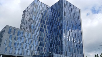 zdjęcie z budowy Centrum Zana Office Park