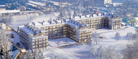 zdjęcie z budowy Apartamenty Zakopiańskie