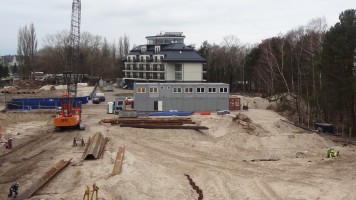 zdjęcie z budowy Kompleks hotelowy