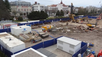 zdjęcie z budowy Kompleks hotelowy
