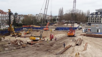zdjęcie z budowy Kompleks hotelowy