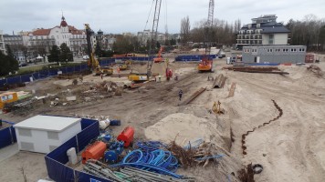 zdjęcie z budowy Kompleks hotelowy