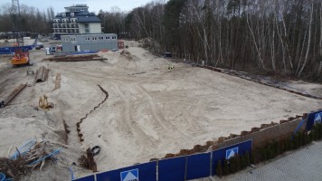 zdjęcie z budowy Kompleks hotelowy