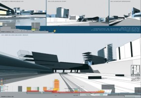 Jedna z koncepcji DWORCA zaproponowana przez firme FBA Architekci