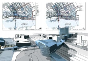 Jedna z koncepcji DWORCA zaproponowana przez firme FBA Architekci