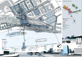 Jedna z koncepcji DWORCA zaproponowana przez firme FBA Architekci